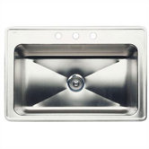 Magnum Large Single Bowl Drop-In Kitchen Sink