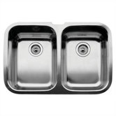 Supreme 2 Equal Double Bowl Undermount Kitchen Sink