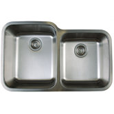 Stellar 1-3/4 Double Bowl Undermount Kitchen Sink