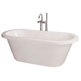 Freestanding Acrylic Soaking Tub