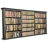 VHZ Entertainment Triple Wall Mounted Storage Rack