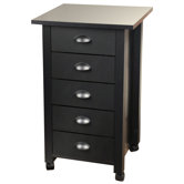 Five Drawer Mobile Cart
