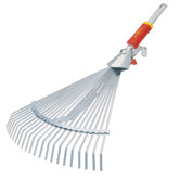 22 Flat Tines Adjustable Rake Head - Head Only