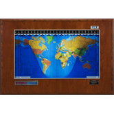 Boardroom Model Geochron World Clock