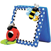 Crib and Floor Mirror