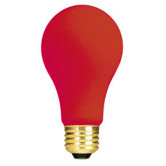 40W Ceramic A19 Incandescent Bulb in Red