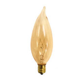 40W CA10 Chandelier Bulb in Antique