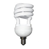 12W T2 Compact Fluorescent Coil Bulb in Warm White