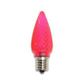 0.35W LED C9 Bulb in Pink