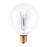 G16 Globe Candelabra Incandescent Bulb