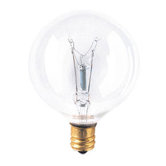 130V G16 Candelabra Incandescent Bulb