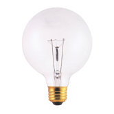 25W G25 Medium Base Incandescent Bulb
