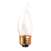 60W Incandescent Flame Tip Chandelier Bulb with E26 Base in Frost