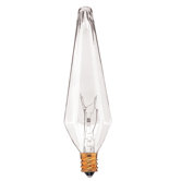 Prismatic Incandescent Chandelier Bulb