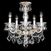 La Scala 5 Light Convertible Chandelier
