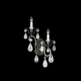Versailles Rock Crystal 22.5" Two Light Wall Sconce