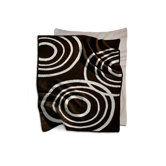 Organic Knit Blanket in Bark Brown