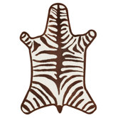 Zebra Brown/Natural Rug
