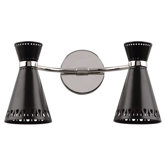 Havana 2 Light Double Arm Wall Sconce