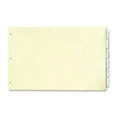 Index Dividers, 11"x17", Ledger Bindrs, 5/ST, CL, 48/ST, MLA