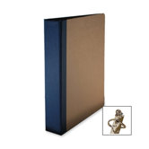 Recycled Binder, D-Ring, 2", 10-3/4"x12", Blue
