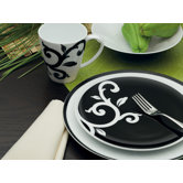 Kismet Black 4 Piece Place Setting
