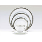 Crestwood Platinum 50 Piece Dinnerware Set