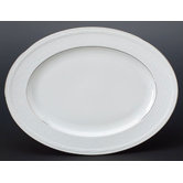 Whitecliff Platinum 16.25" Oval Platter