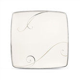 Platinum Wave Large Square Accent Plate