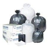 16 Gallon High Density Can Liner, 5 Micron in Clear