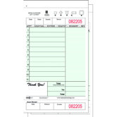 4.2" W Two-Part Carbonless Guest Check Pad