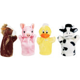 Farm Puppet Set (Cow, Horse, Pig, Duck)