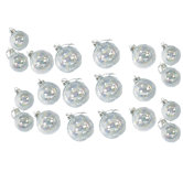 Iridescent Glass Ball 20 Piece Ornament Set