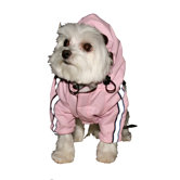 Puppagonia Dog Rain Parka in Pink