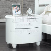 Aztec 2 Drawer Bedside Table