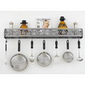 Leaf Wall Mounted Pot Rack