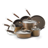 Advanced Hard Anodized Aluminum 11-Piece Cookware Set