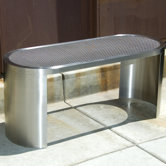 Prost Stainless Steel Entryway Bench