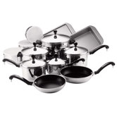Classic Stainless Steel 17-Piece Cookware Set