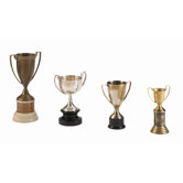 Hockaday Brass 4 Piece Trophy Set in Mixed Plated
