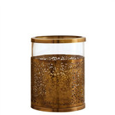 Benton Antique Brass / Glass Hurricane