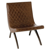 Danforth Quilted Leather Chair