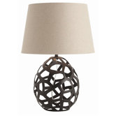 Salem Oxidized Iron Oval Lamp