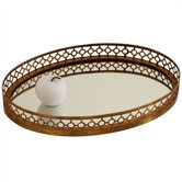 Asher Oval Iron / Mirror Tray