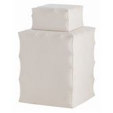 Thorpe Pinched Edge Porcelain Canister
