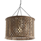 1 Light Drum Pendant