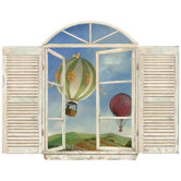 Balloon Window Wall Decal