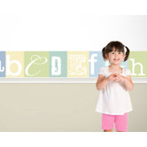 Now I Know My ABC's Mural Style Border