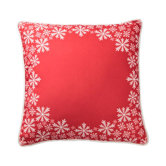 Snowflake Border Pillow