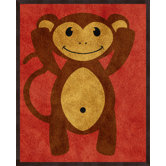 Monkeys Framed Wall Art (Set of 3)